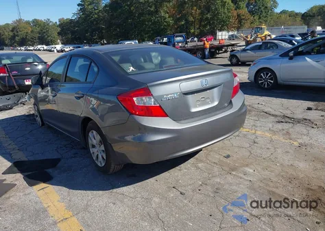 2012 Honda Civic Lx из США, поврежденный, VIN 19XFB2F54CE089554